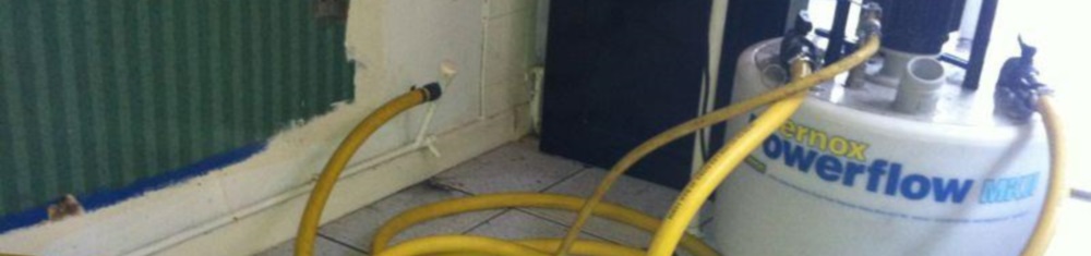 Harris Plumbing & Heating can powerflush your central heatings and radiators