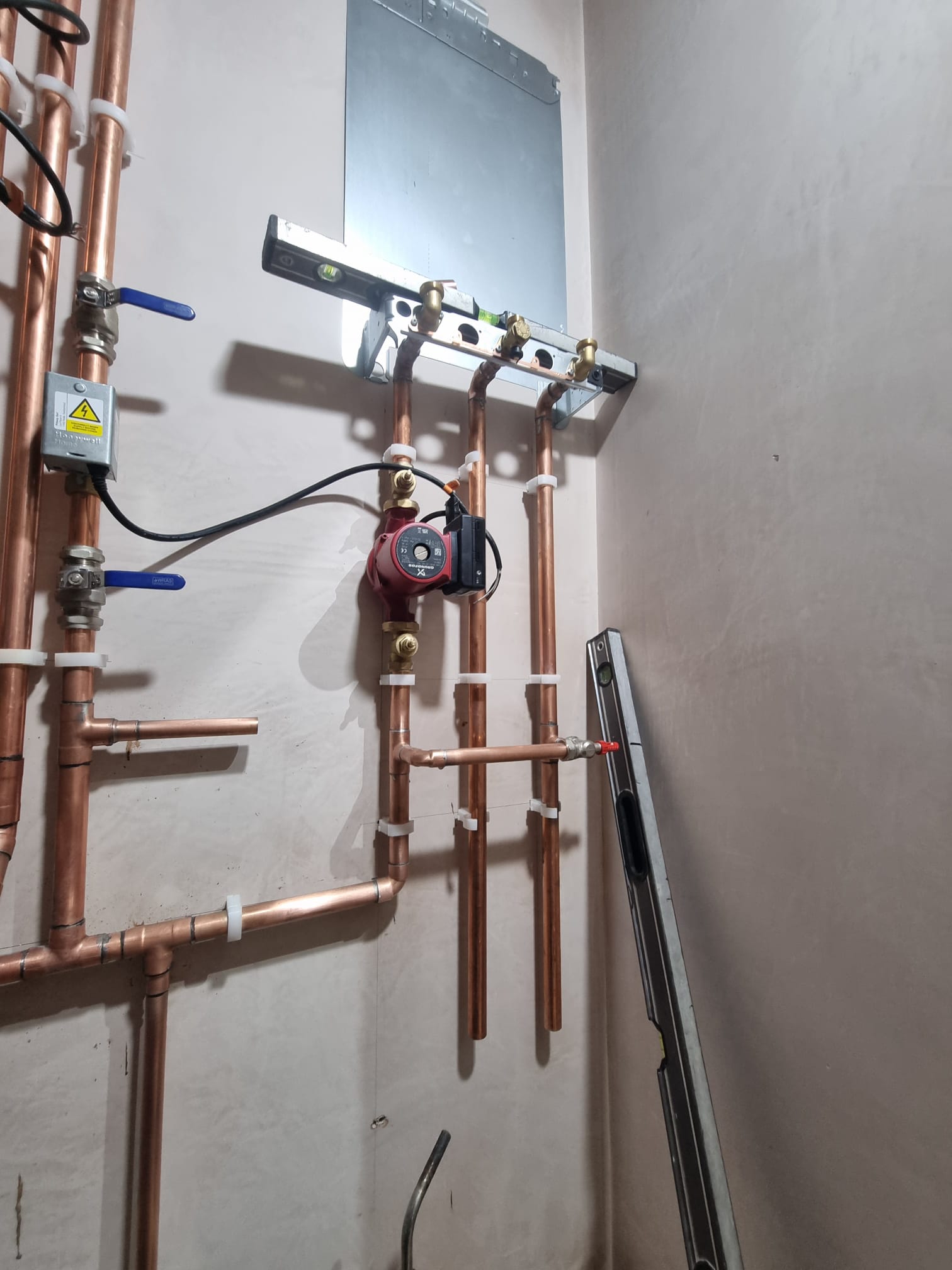 New boiler installation